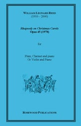 CHRISTMAS CAROLS OP 45 Import FLUTE/ CLARINET/ PIANO cover